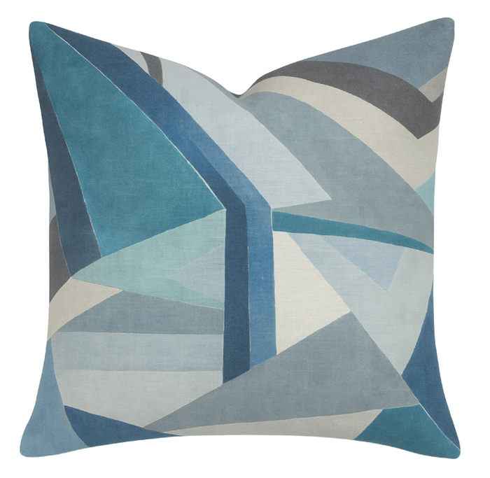 dekowe Roulade Pillow Cover in Navy Blue