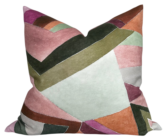 dekowe Roulade Pillow Cover in Rose