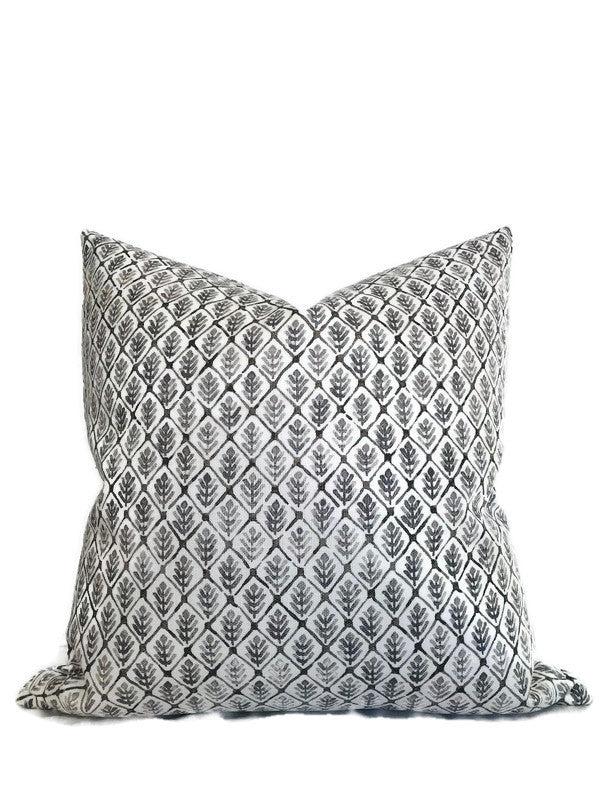 dekowe Saranac Pillow Cover in Pewter