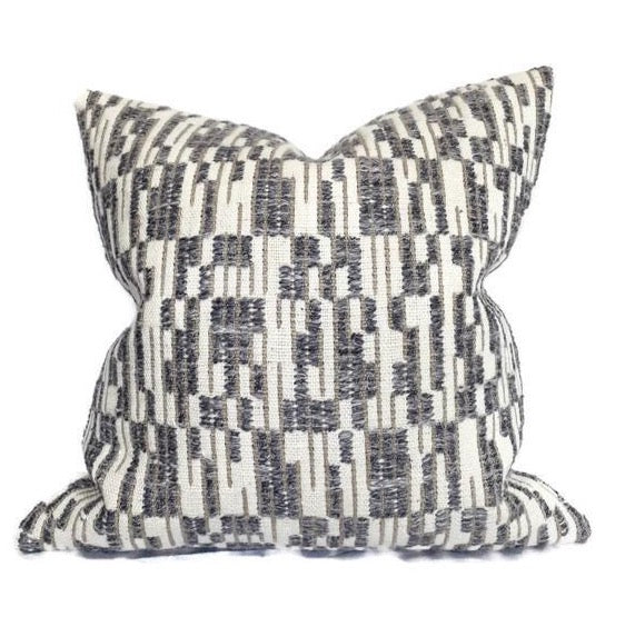 dekowe Saya Pillow Cover in Grey Designer Pillows