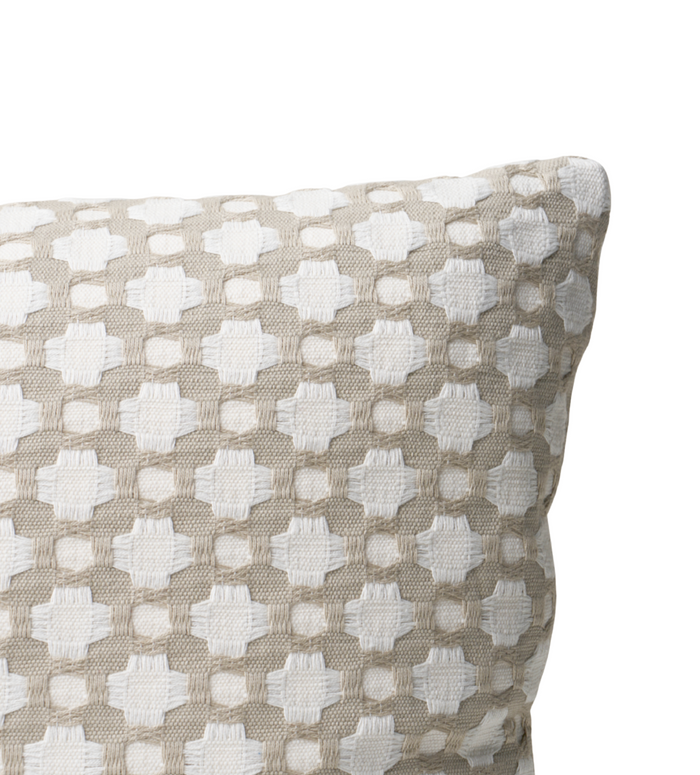 Dekowe Schumacher Betwixt Pillow Cover In Stone