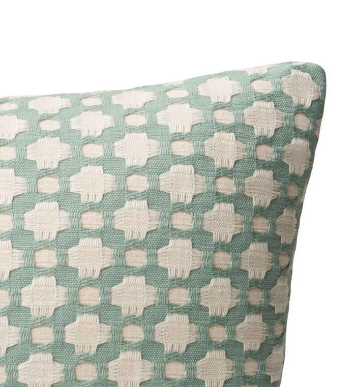 Dekowe Schumacher Betwixt Pillow Cover In Water