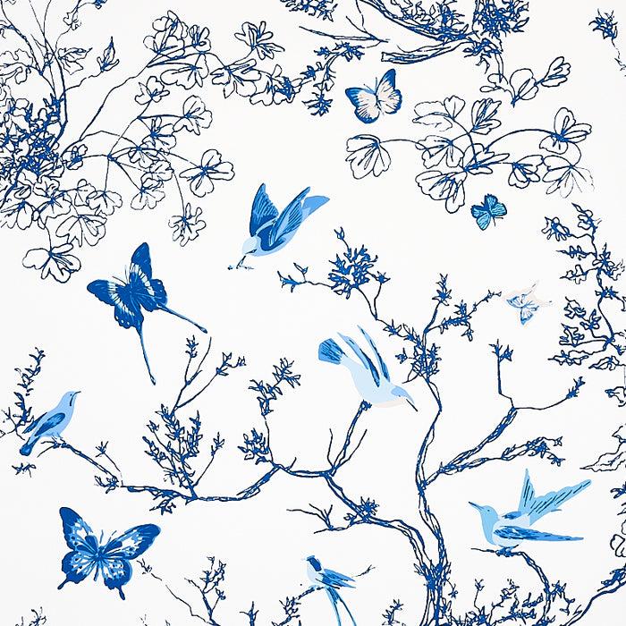 Dekowe Schumacher Birds And Butterflies Wallpaper