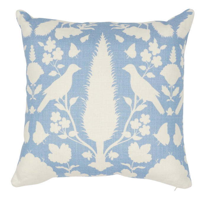 dekowe Schumacher Chenonceau Pillow Cover in Sky