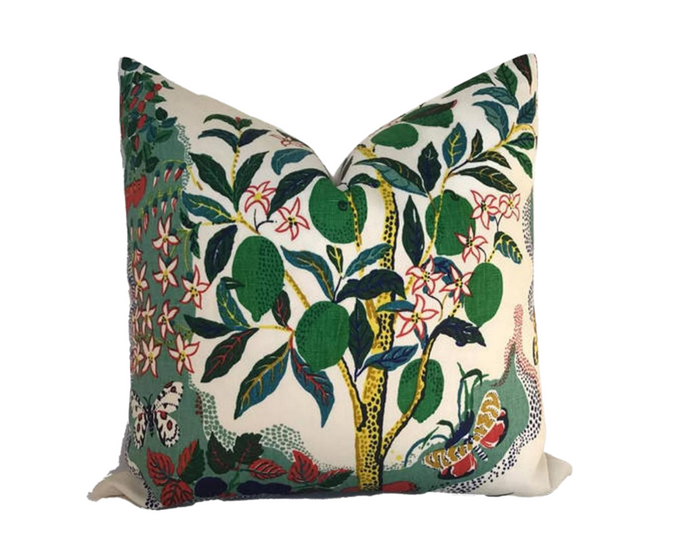 Dekowe Schumacher Citrus Garden Pillow Cover