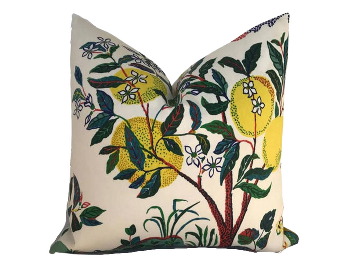 Dekowe Schumacher Citrus Garden Pillow Cover