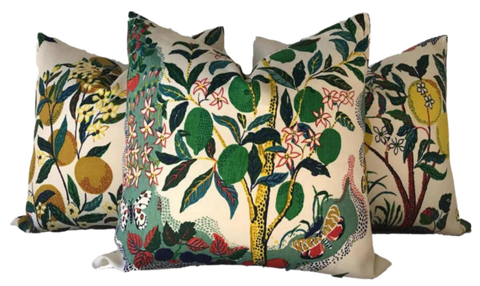 dekowe Schumacher Citrus Garden Pillow Cover