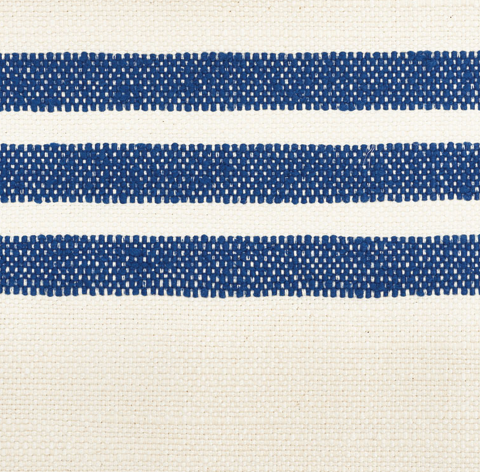 Dekowe Schumacher Dune Stripe Pillow Cover In Blue