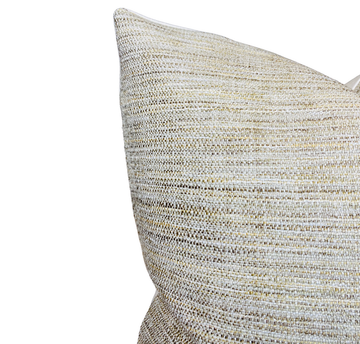 Dekowe Schumacher Formentera Pillow Cover In Sand