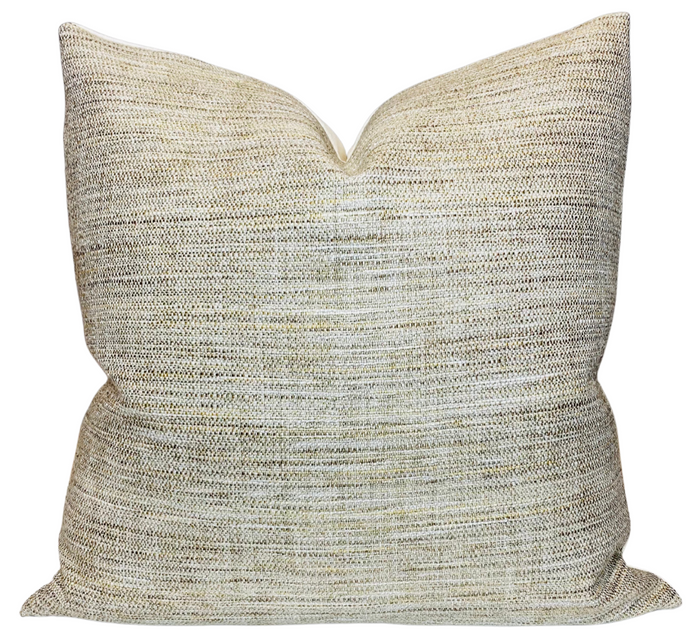 dekowe Schumacher Formentera Pillow Cover in Sand