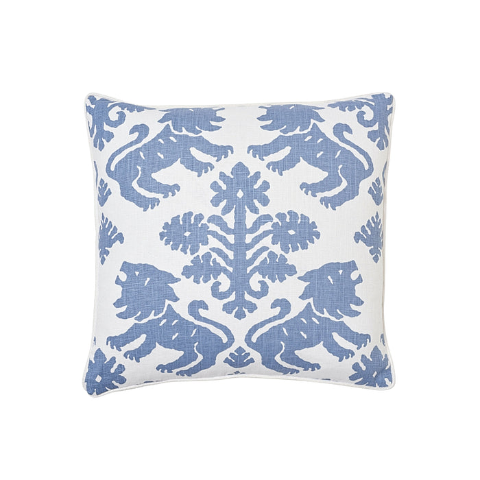 dekowe Schumacher Regalia Pillow Cover in Blue