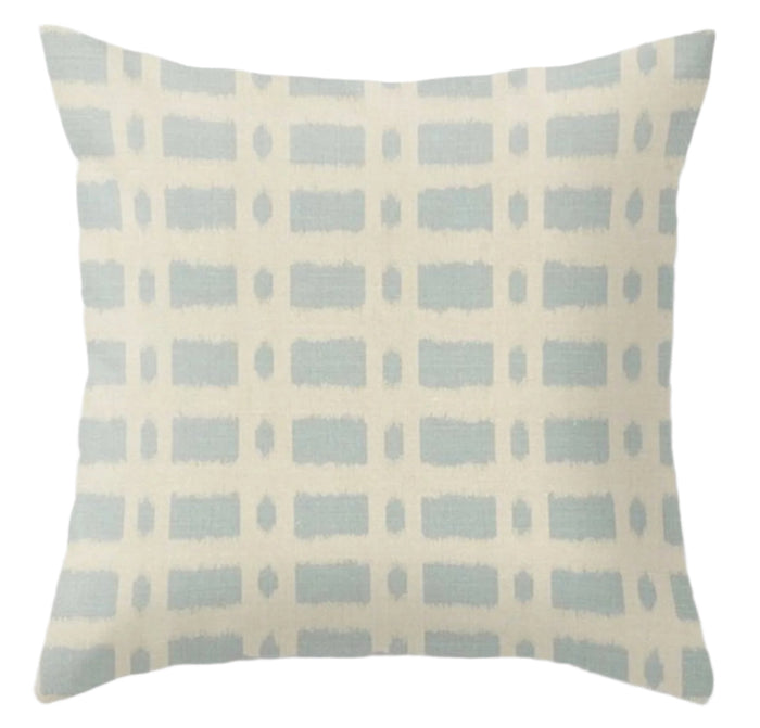 dekowe Schumacher Townline Pillow Cover in Blue