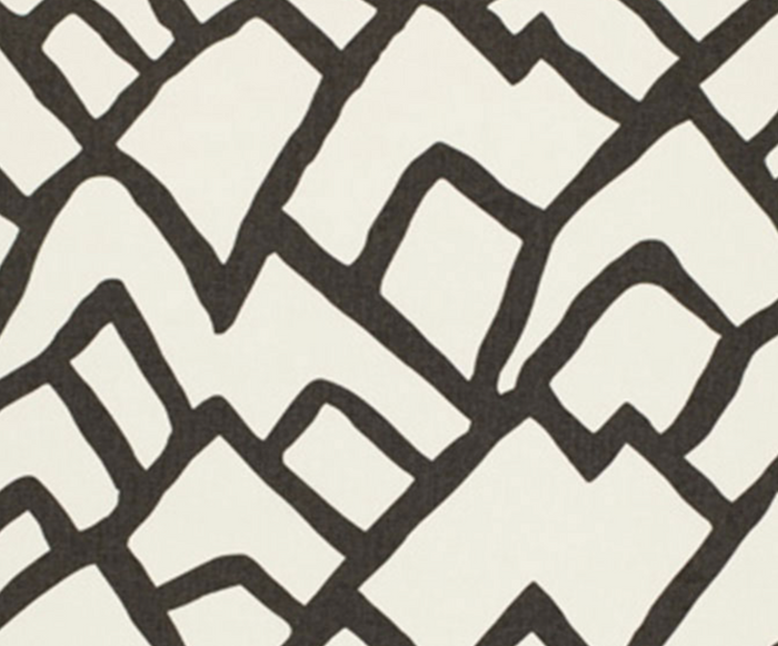 Dekowe Schumacher Zimba Pillow Cover In Charcoal