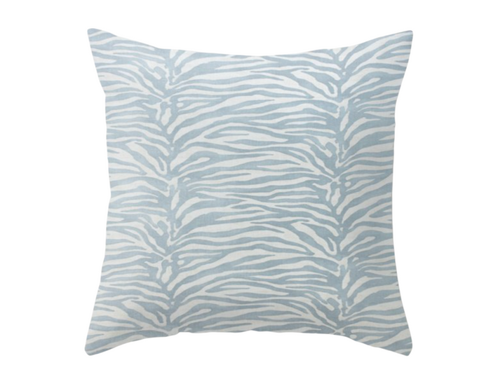 dekowe Serengeti Pillow Cover in Aqua Blue