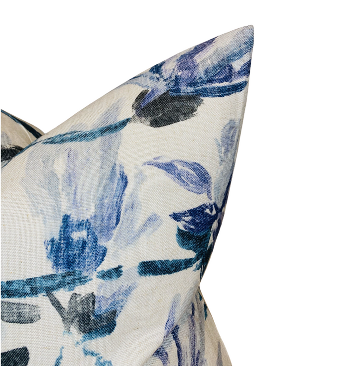 Dekowe Shangri La Lino Pillow Cover In Graphite