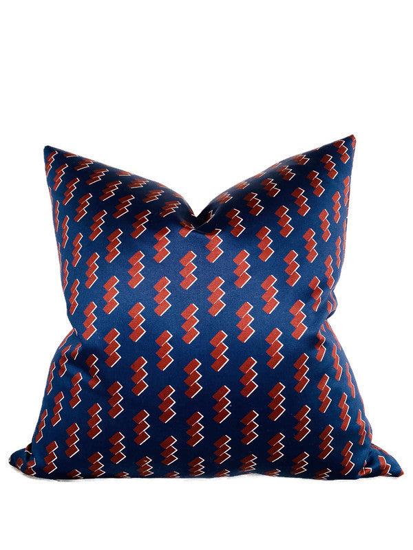 dekowe Shono Pillow Cover in Blue Designer Pillows