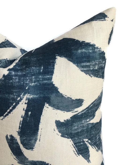 Dekowe Suave Pillow Cover In Blue Designer Pillows