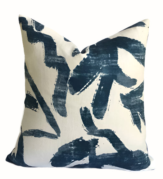 dekowe Suave Pillow Cover in Blue Designer Pillows