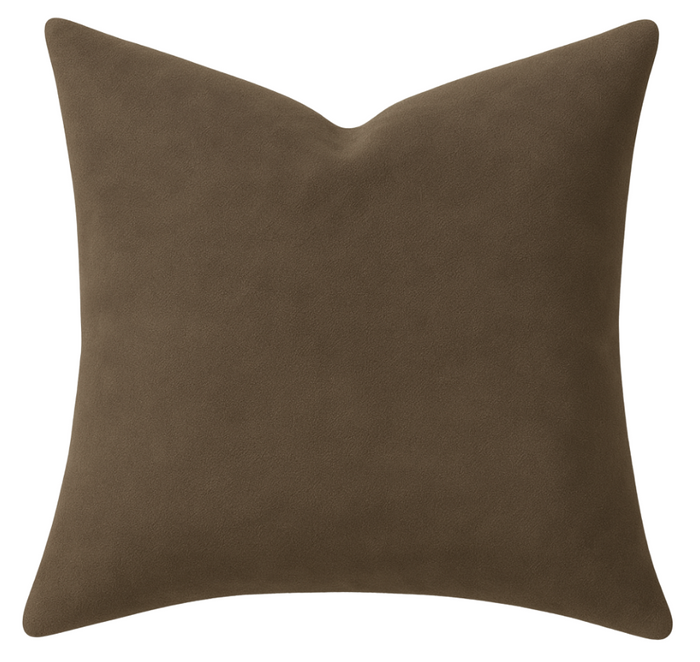 dekowe Suede Pillow Cover in Dusk Cowhide Pillow
