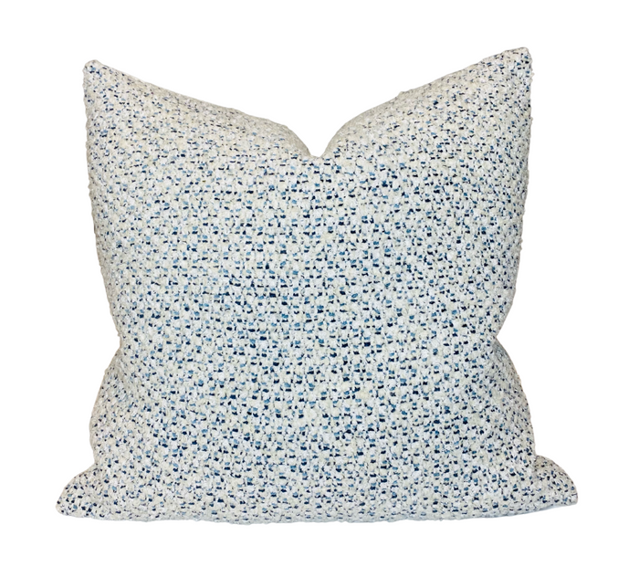 dekowe Tessellate Pillow Cover in Ivory Blues