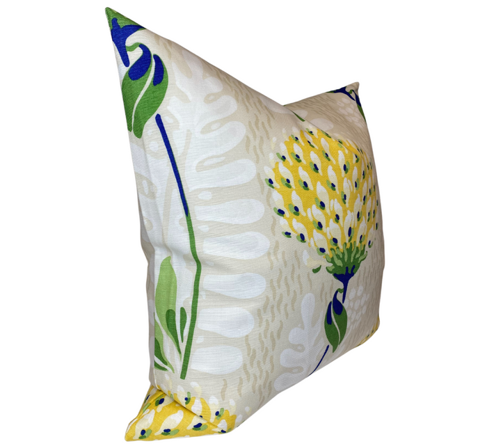 Dekowe Thibaut Tiverton Pillow Cover In Yellow