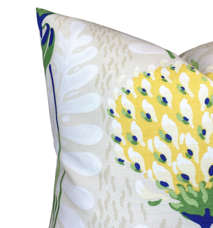 Dekowe Thibaut Tiverton Pillow Cover In Yellow