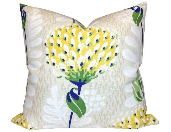 dekowe Thibaut Tiverton Pillow Cover in Yellow