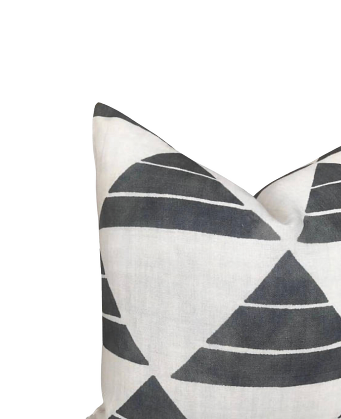 Dekowe Urah Pillow Cover In Black Designer Pillows