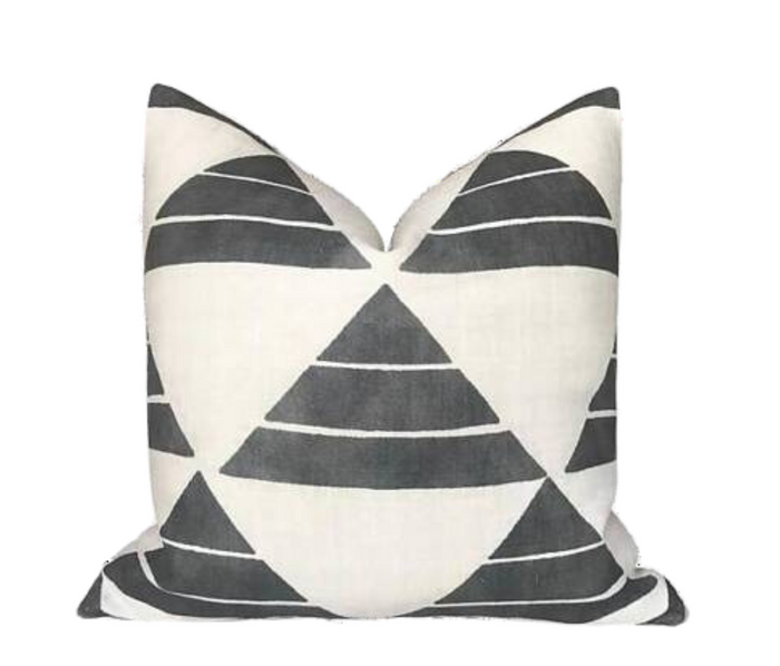 dekowe Urah Pillow Cover in Black Designer Pillows