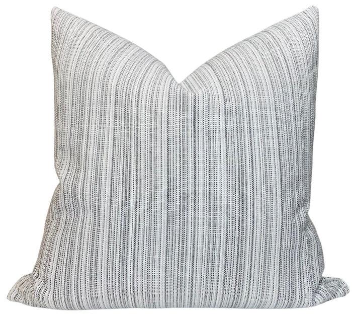 dekowe Veranda Strie Pillow Cover in Grey