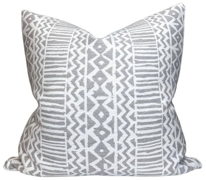 dekowe Veranda Zigzag Pillow Cover in Silverbirch