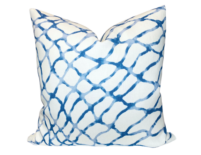 dekowe Waterpolo Pillow Cover in River Blue