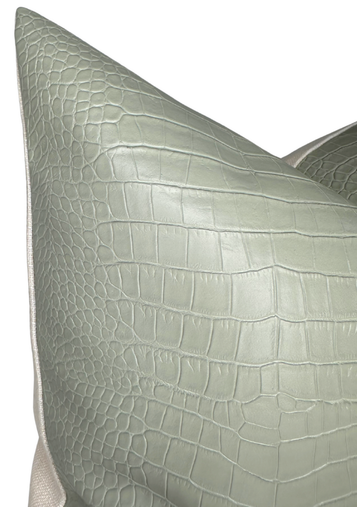 Dekowe Wilbur Pillow Cover In Green