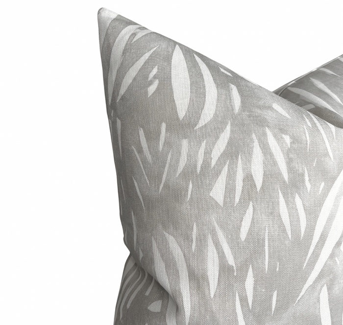 Dekowe Windswept Pillow Cover In Grey
