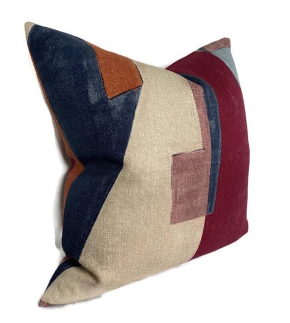 Dekowe District Pillow Cover In Claret Kelly Wearstler Textiles