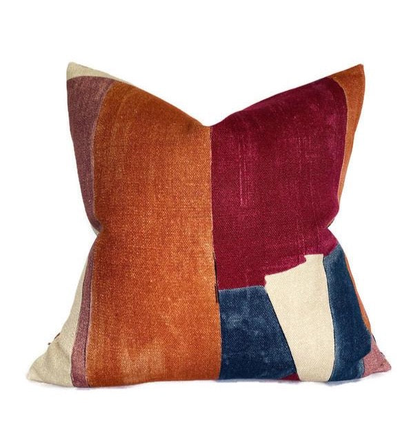 Dekowe District Pillow Cover In Claret Kelly Wearstler Textiles