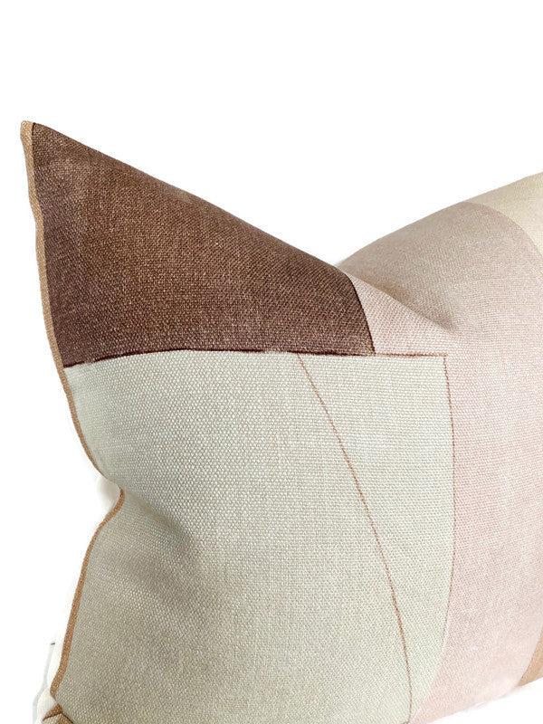 Dekowe District Pillow Cover In Silt Brown Kelly Wearstler Textiles