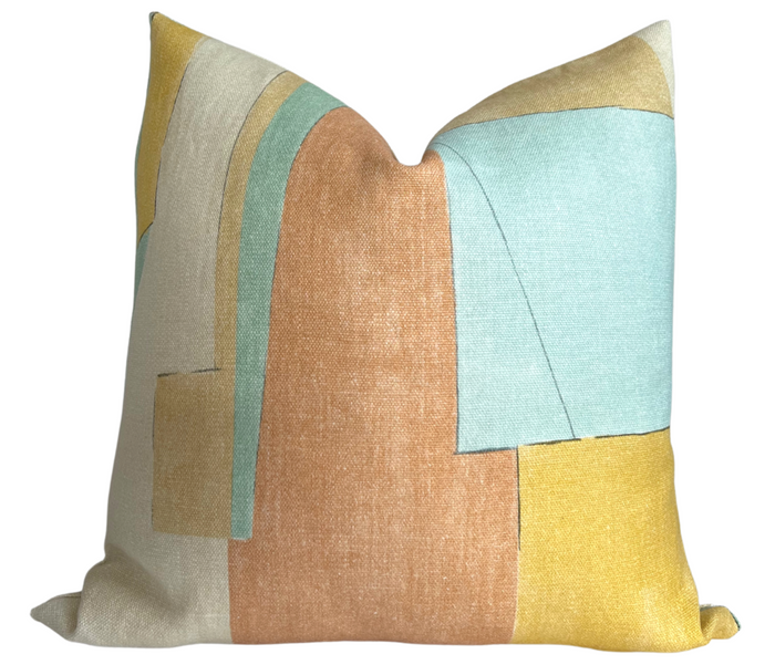 dekowe District Pillow Cover in Tawny Kelly Wearstler Textiles