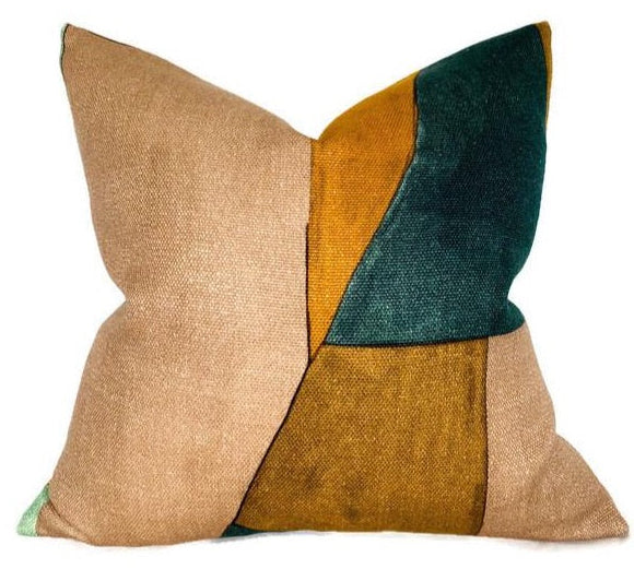 Dekowe District Pillow Cover In Tobacco Kelly Wearstler Textiles
