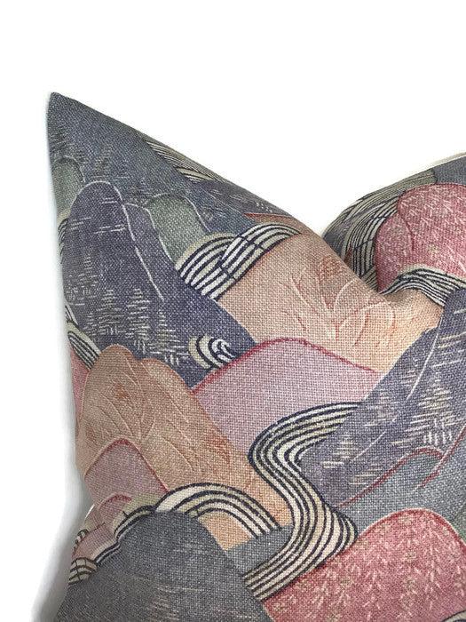 Dekowe Edo Pillow Cover In Opal Kelly Wearstler Textiles