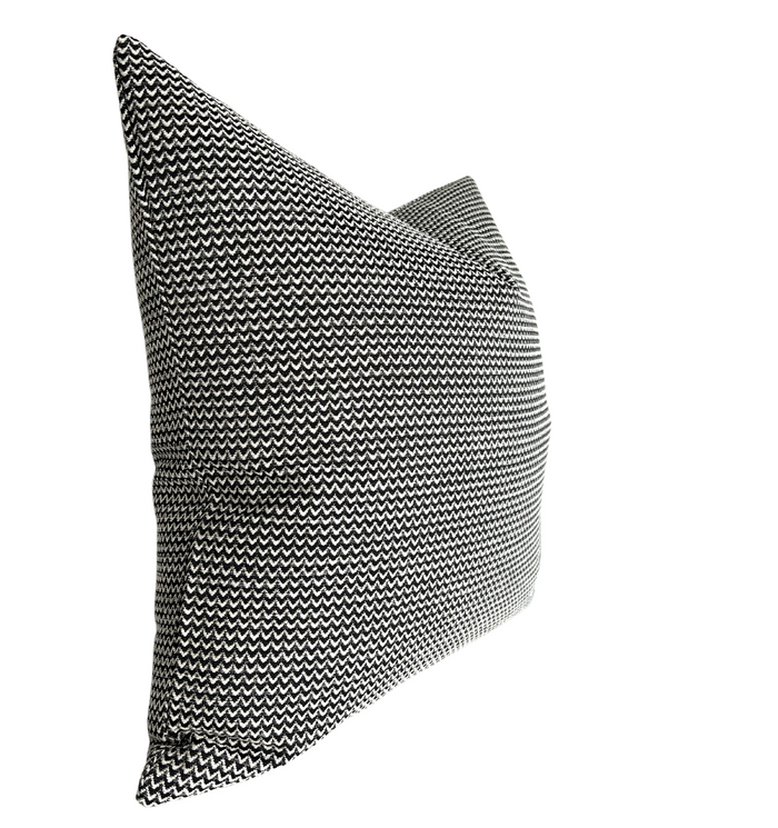 Dekowe Ellis Pillow Cover In Black Schumacher Textiles