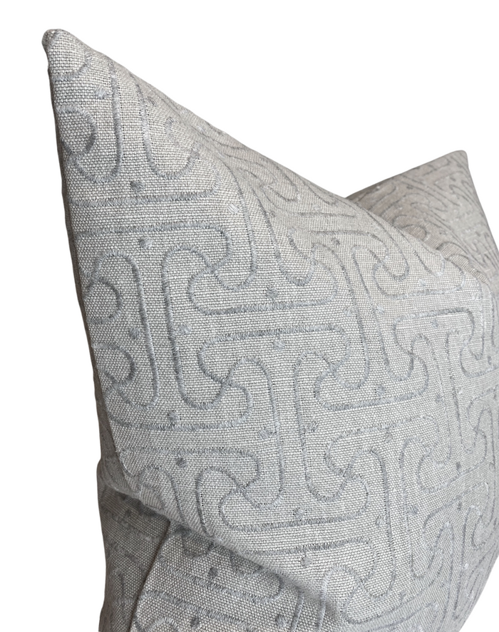 Dekowe Etude Pillow Cover In Grey Kerry Joyce Textiles