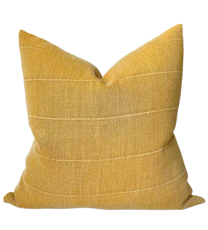 dekowe Faso Pillow Cover in Alder Brown Rose Tarlow Textiles