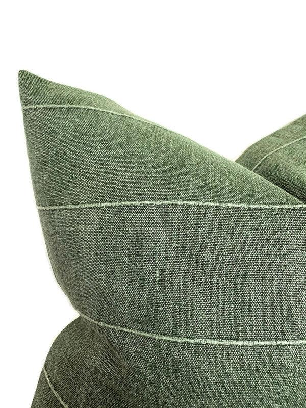 Dekowe Faso Pillow Cover In Drake Green Rose Tarlow Textiles