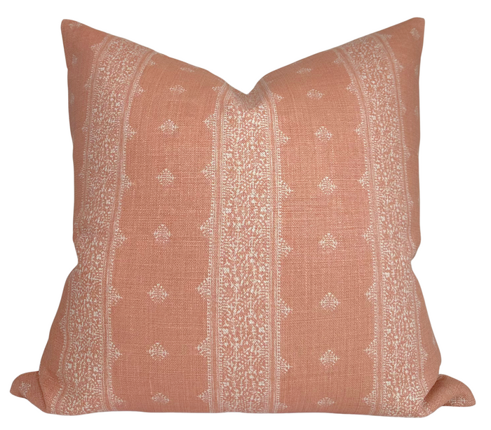 dekowe Fez Pillow Cover in Terracotta Peter Dunham Textiles