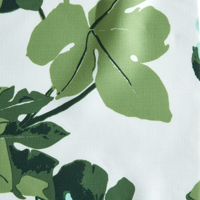 Dekowe Fig Leaf Pillow Cover On White Peter Dunham Textiles