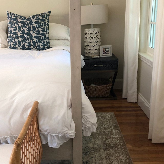 Dekowe Flores Pillow Cover In Pacific Blue Walter G Pillows Decorative Throw Pillows