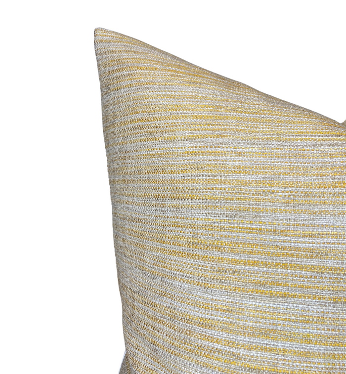 Dekowe Formentera Pillow Cover In Ochre Schumacher Textiles