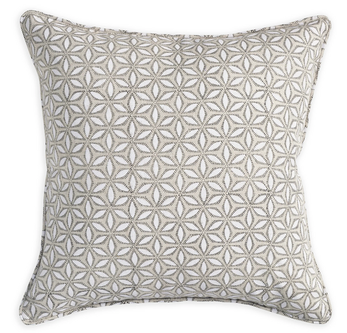 dekowe Hanami Pillow Cover in Chalk Walter G Pillows Decorative Throw Pillows