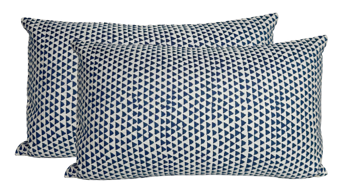 Dekowe Huts Pillow Cover In Atlantic Blue Walter G Pillows Decorative Throw Pillows